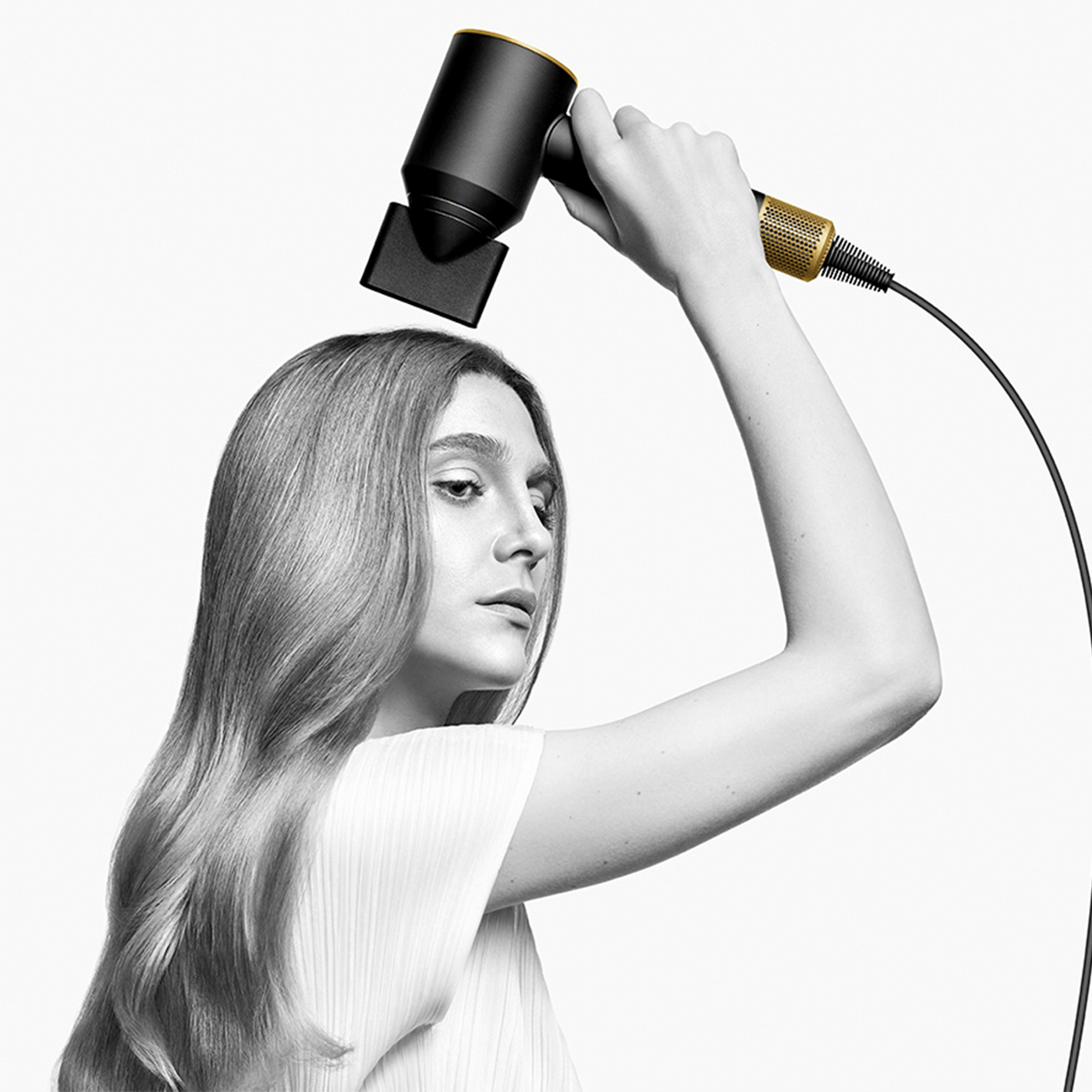 DYSON HD07 Supersonic Σεσουάρ Μαλλιών 1600W Onyx/Gold Gift Pac - 3