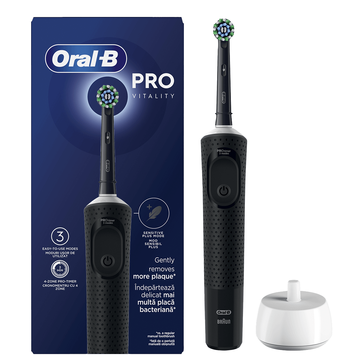 ORAL-B Vitality Pro Ηλεκτρική Οδοντόβουρτσα Μαύρο
