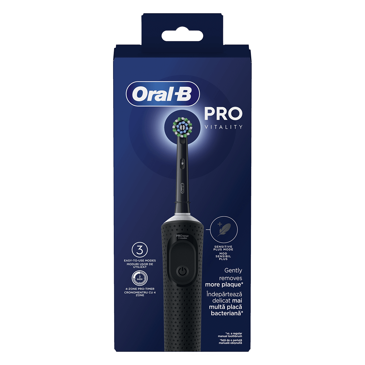 ORAL-B Vitality Pro Ηλεκτρική Οδοντόβουρτσα Μαύρο - 3