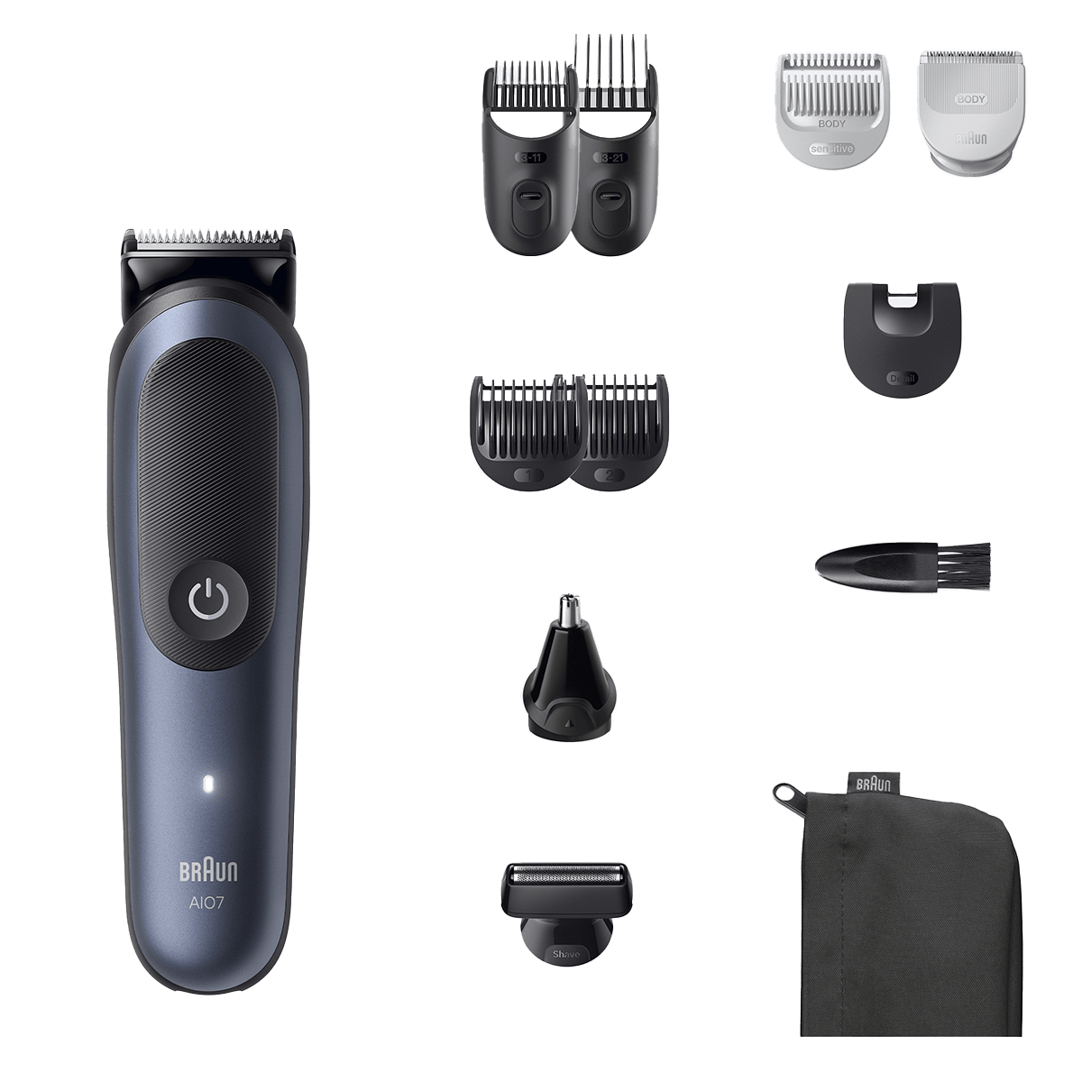 BRAUN AIO7540 Σετ Ανδρικής Περιποίησης All-in-One Series 7 11 σε 1 Black - 2