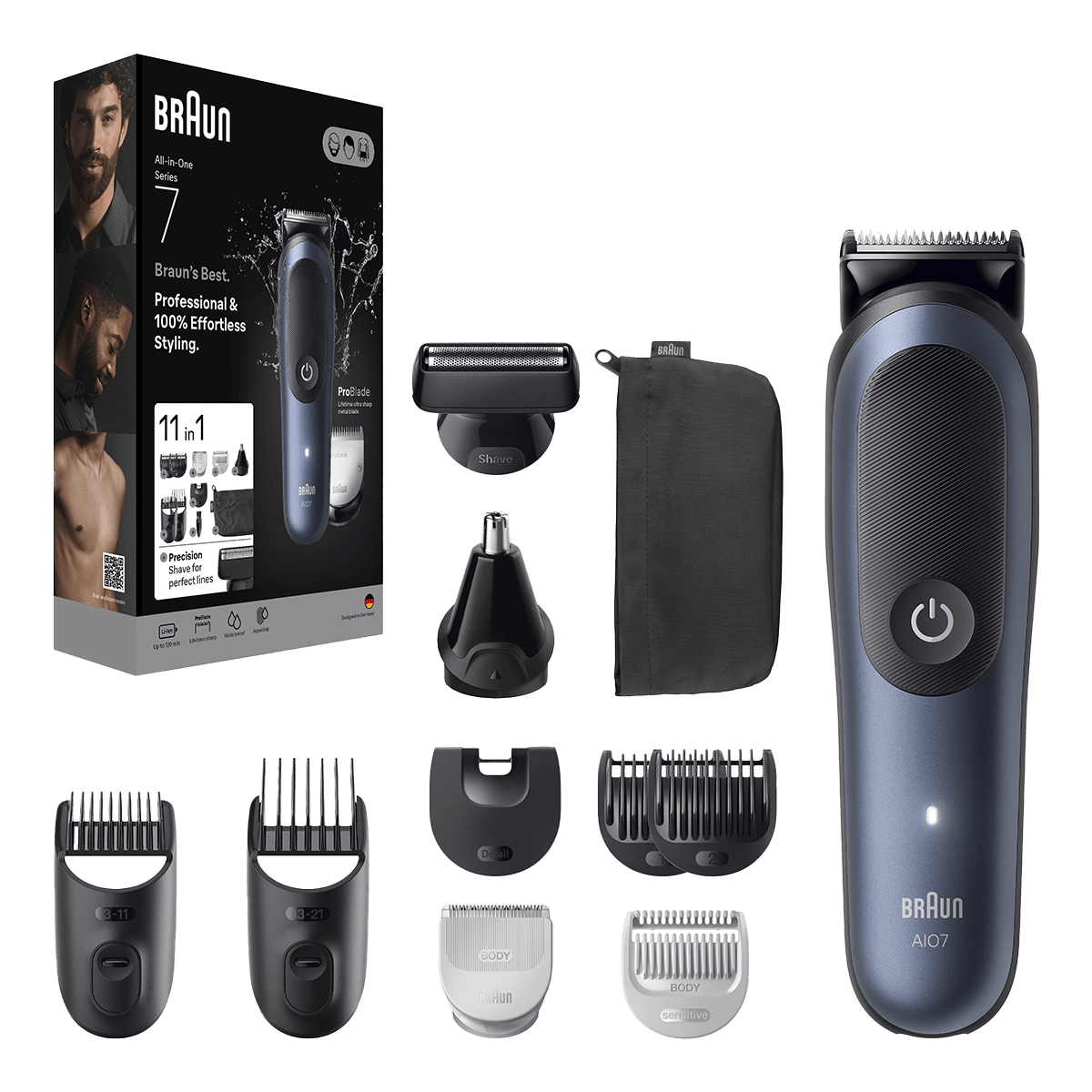BRAUN AIO7540 Σετ Ανδρικής Περιποίησης All-in-One Series 7 11 σε 1 Black - 3