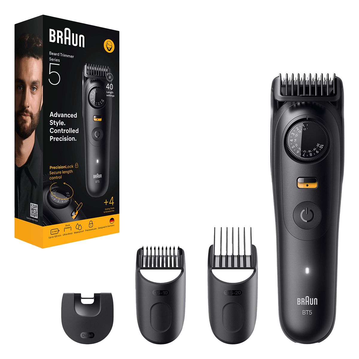 BRAUN BT5520 Series 5 Trimmer Μηχανή Μαύρο - 2