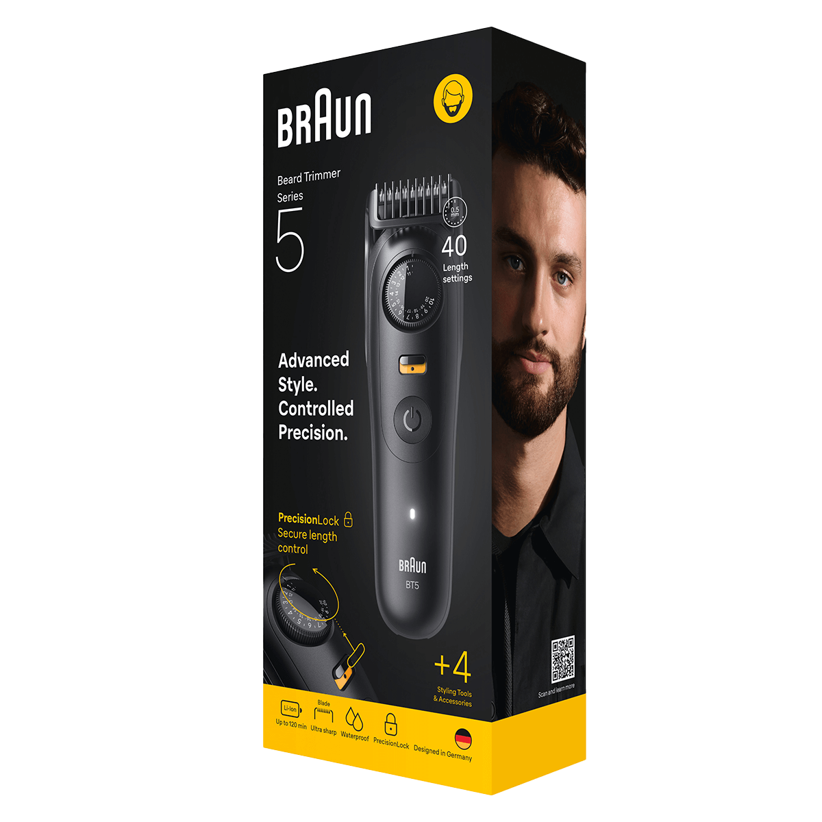 BRAUN BT5520 Series 5 Trimmer Μηχανή Μαύρο - 4