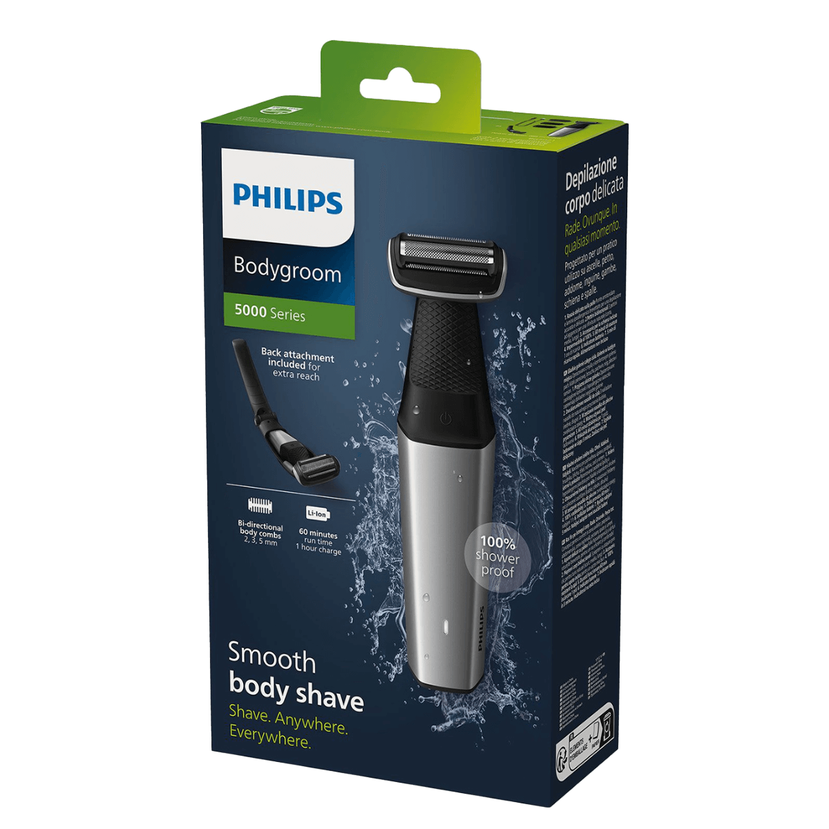PHILIPS BG5021/15 Series 5000 Ξυριστική Μηχανή Σώματος Μαύρο - 5