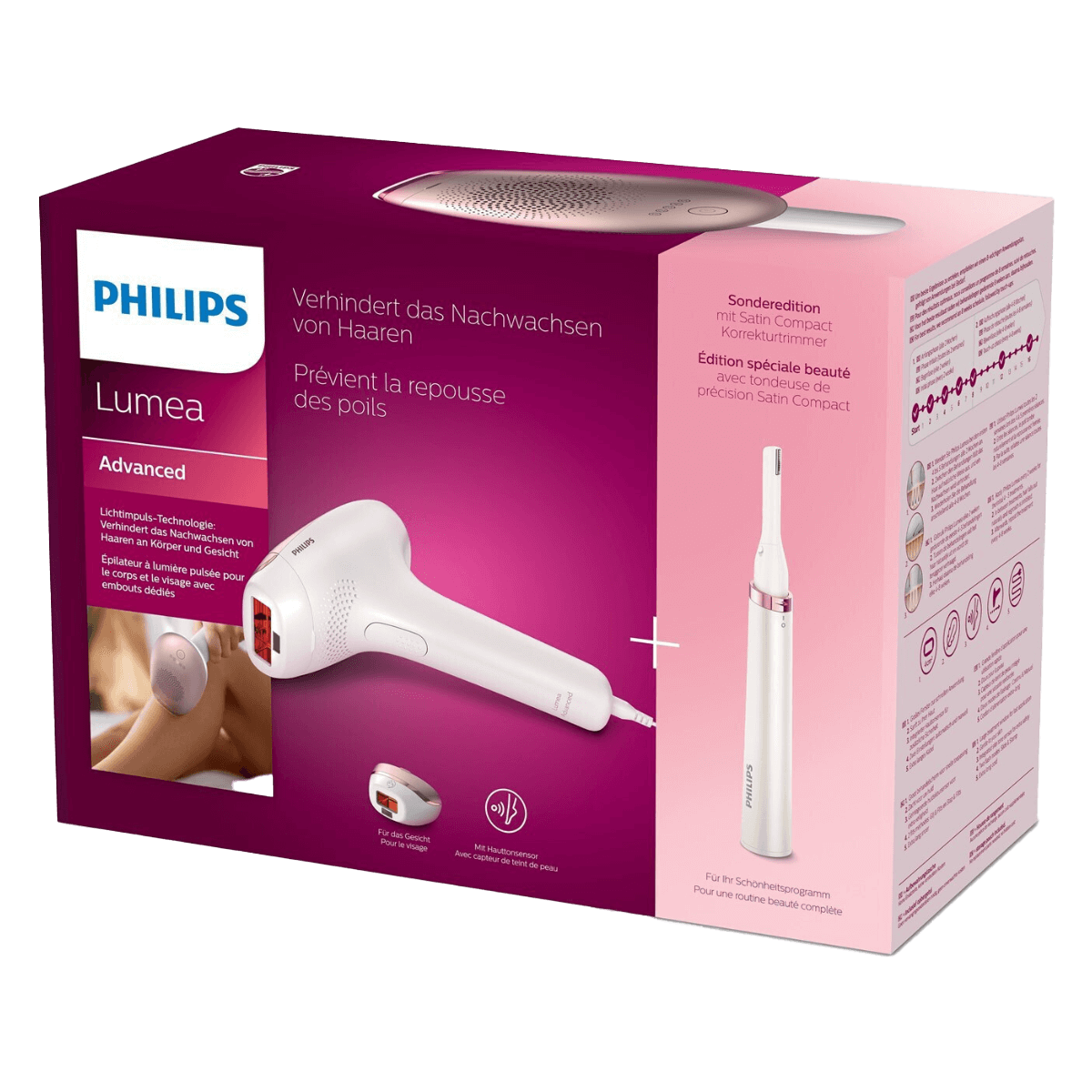 PHILIPS BRI921/00 Lumea IPL Series 7000 Αποτριχωτική Μηχανή & Trimmer Λευκό - 5