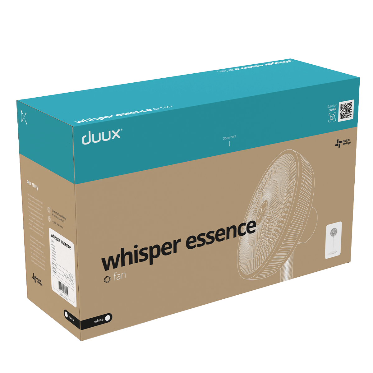 DUUX DXCF60 Whisper Essence Ανεμιστήρας Δαπέδου Λευκό - 5
