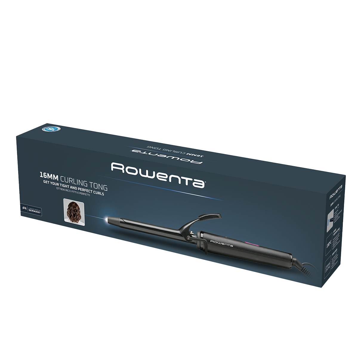 ROWENTA CF2119 16ΜΜ Curler Ψαλίδι Μαλλιών Μαύρο - 4