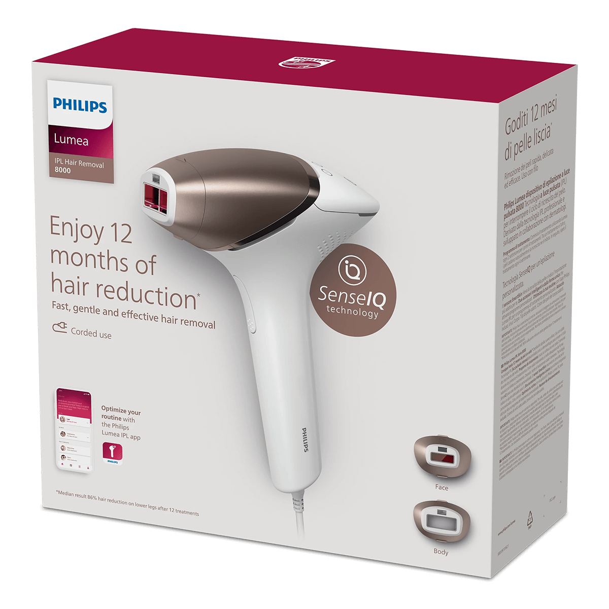 PHILIPS BRI945/00 IPL Series 8000 Αποτριχωτική Μηχανή Λευκό - 4