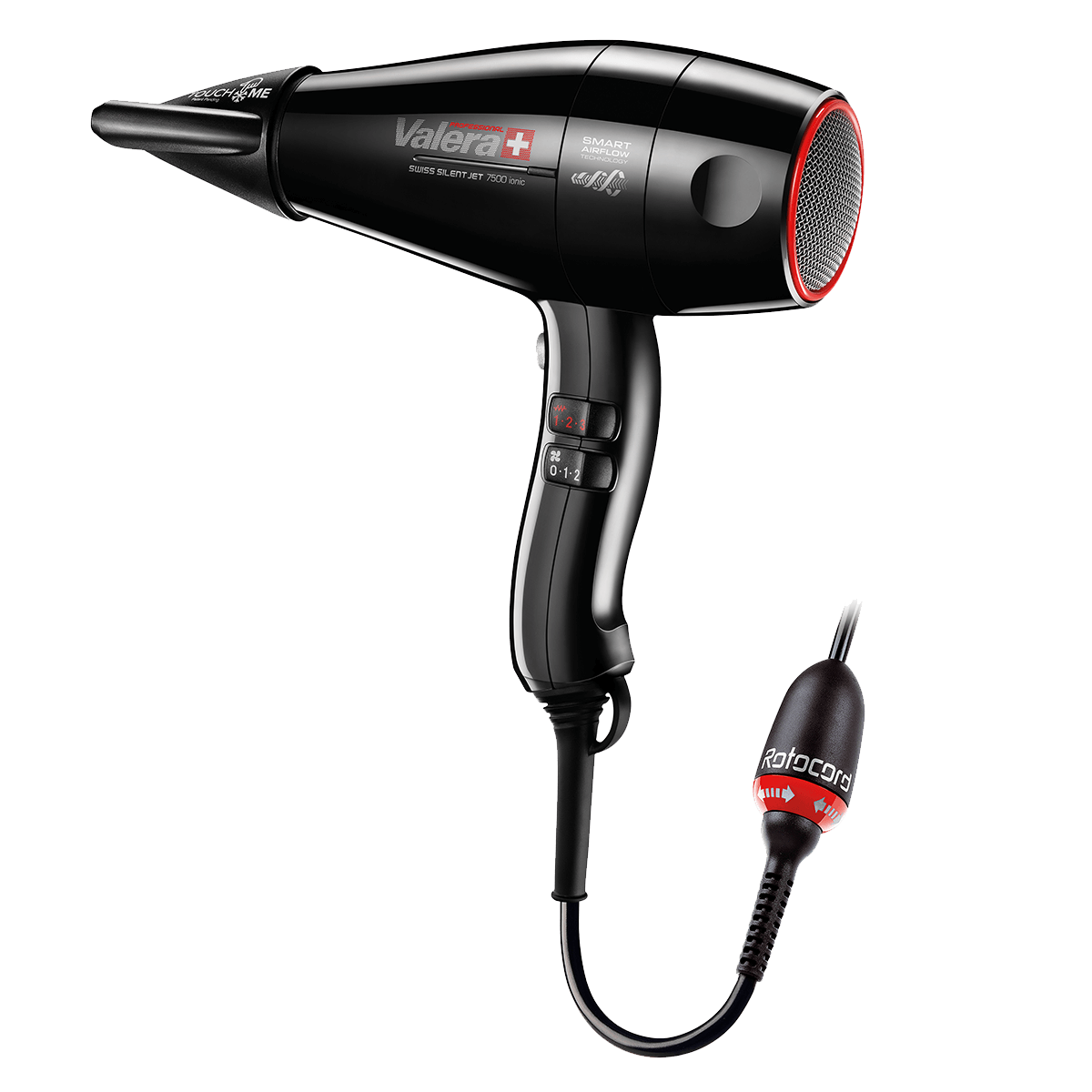 VALERA Swiss Silent Jet 7500 Light Ionic Σεσουάρ Μαλλιών 2000W Μαύρο - 2