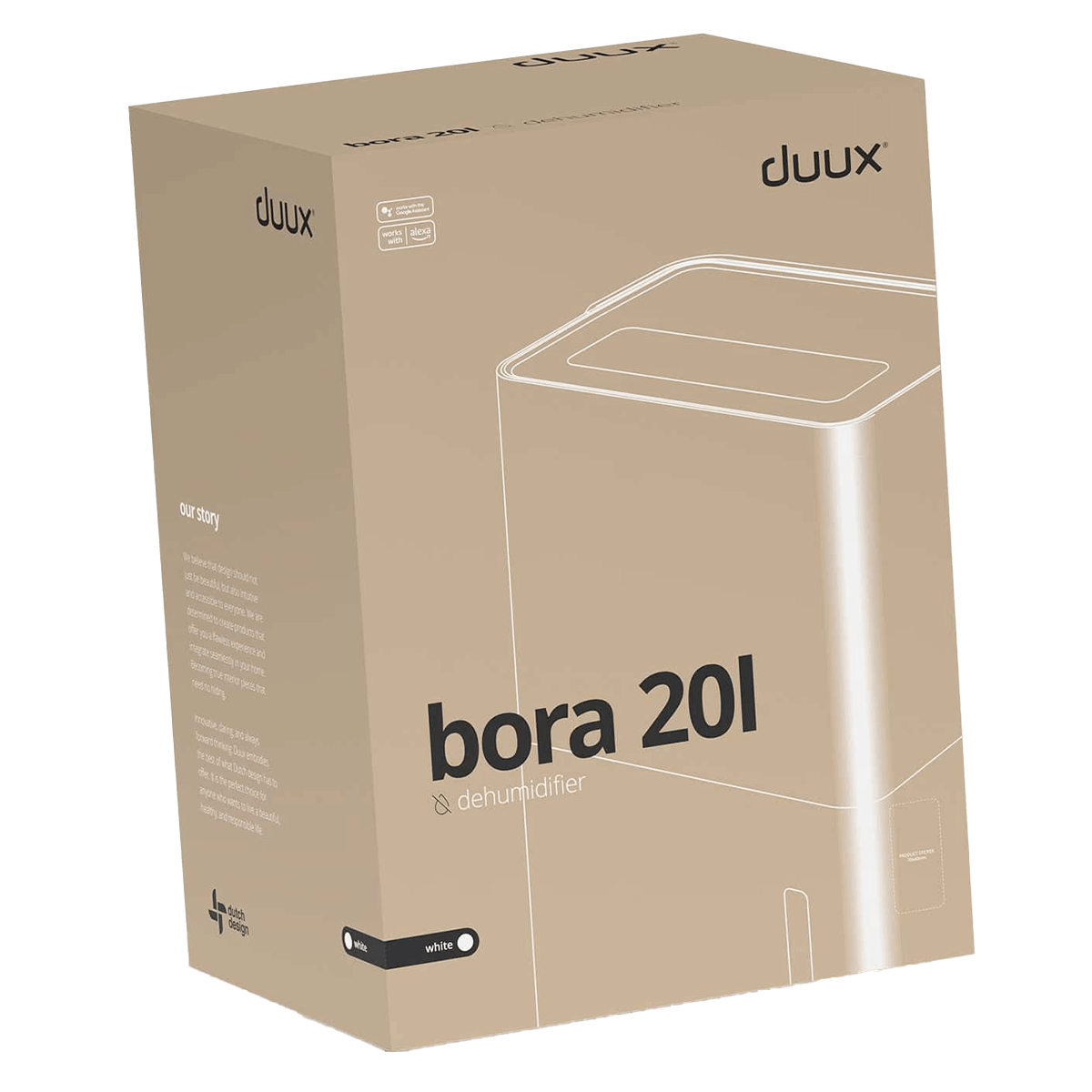DUUX Bora Smart Αφυγραντήρας με Wi-Fi 20Lt Λευκό - 6