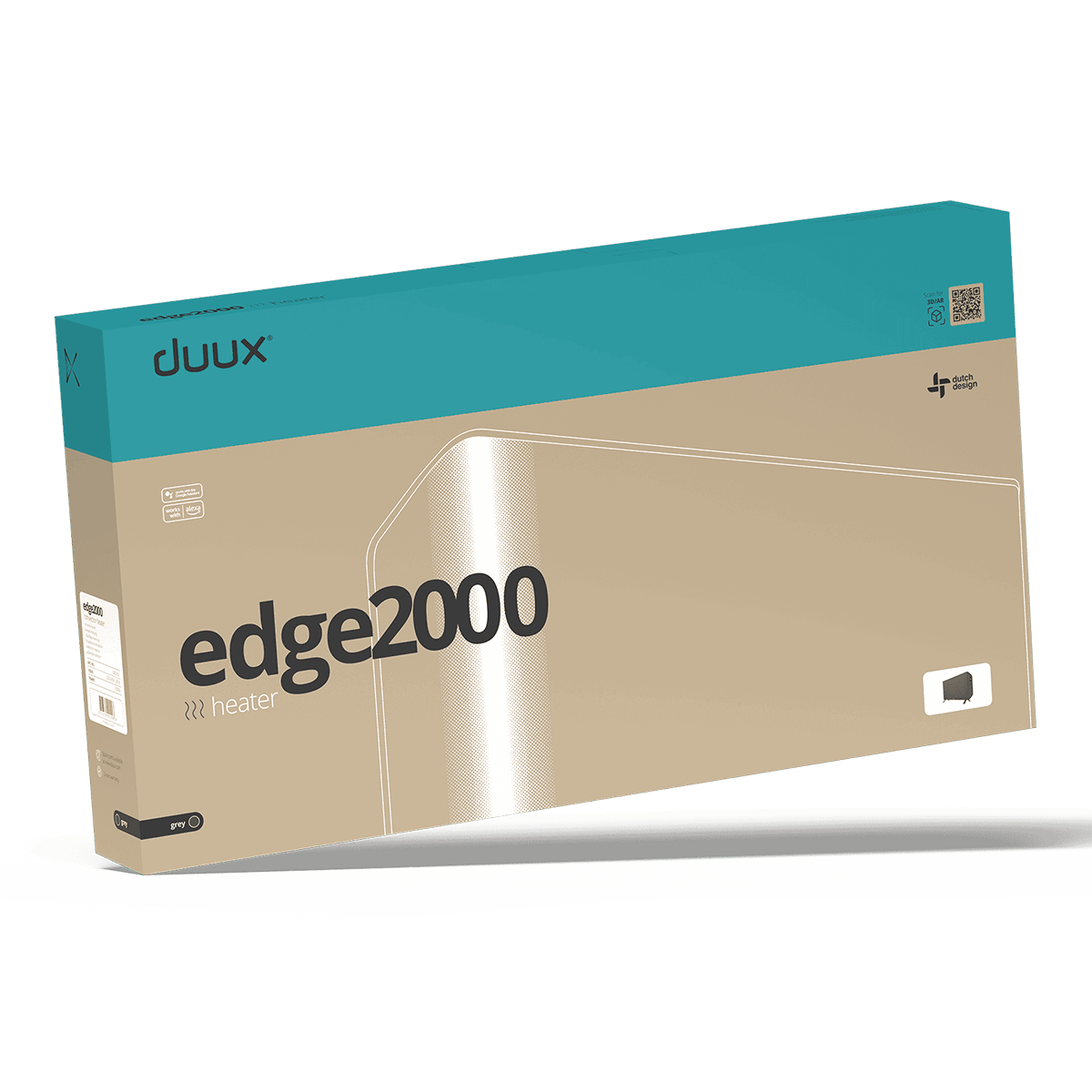 DUUX DXCH14 Edge 2000 Θερμοπομπός Δαπέδου με Wi-Fi 2000W Γκρι - 6