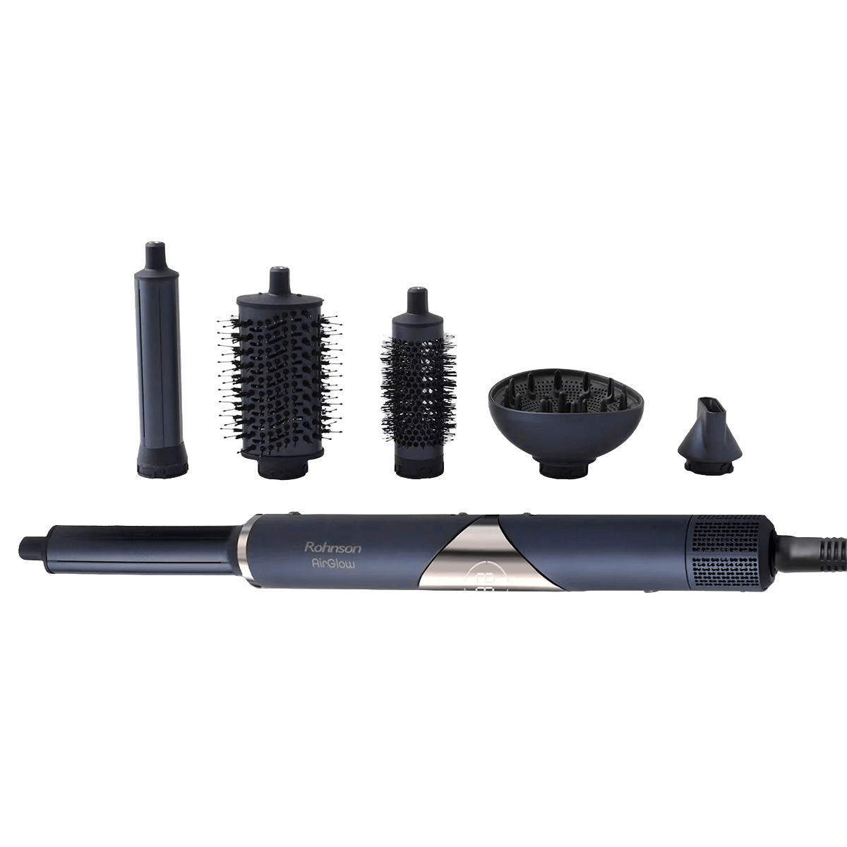 ROHNSON R-688 AirGlow Σεσουάρ & Styler 6 in 1 1400W Μπλε