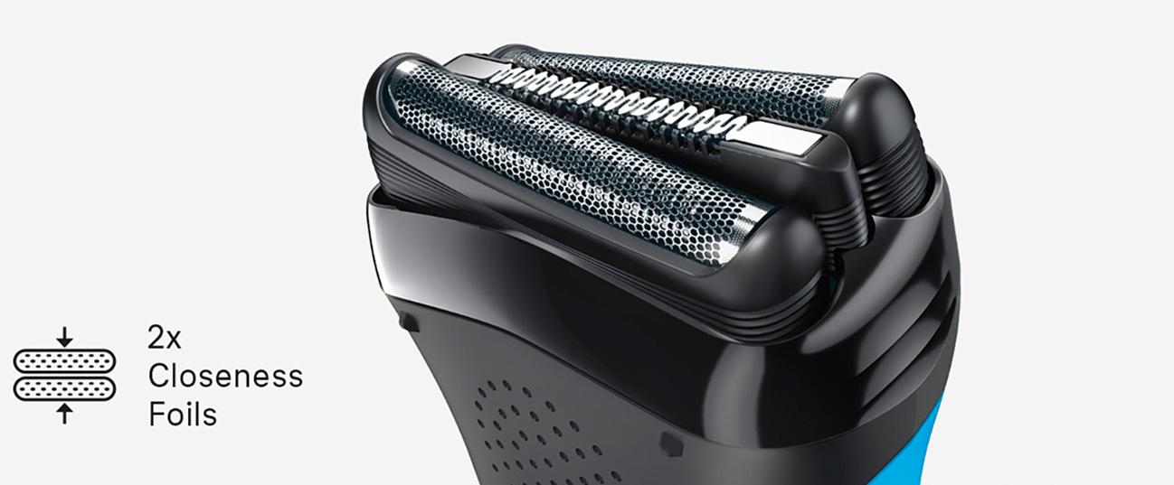 BRAUN 310BT Series 3 Ξυριστική Μηχανή Προσώπου εύκαμπτες λεπίδες