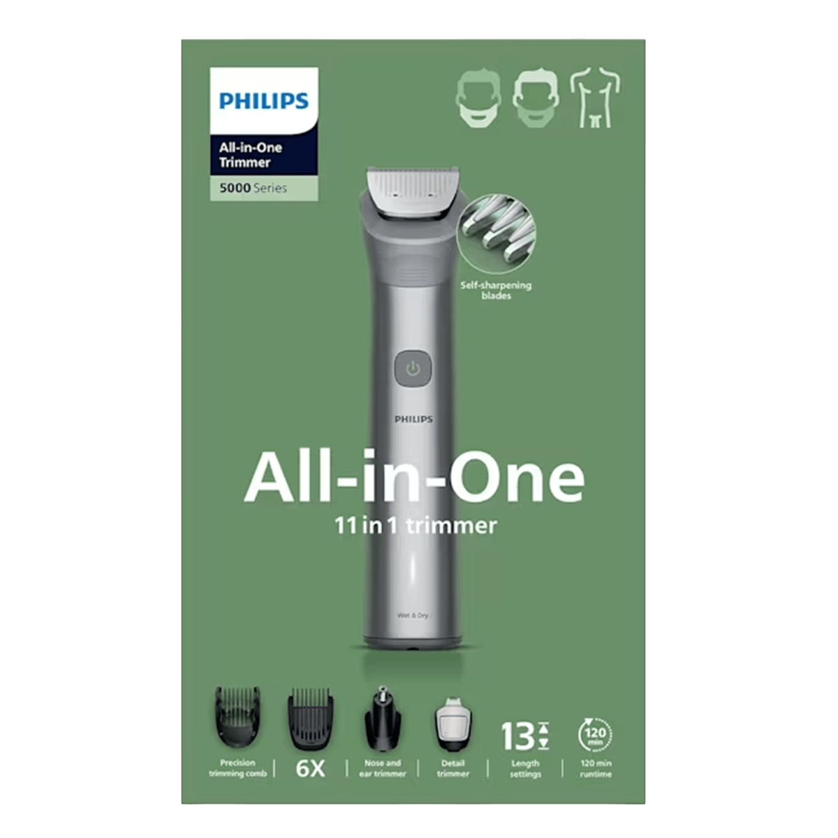 PHILIPS MG5941/15 Series 5000 Σετ Ανδρικής Περιποίησης Γκρι - 3