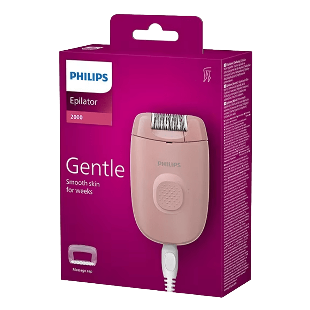 PHILIPS BRE227/00 Epilator Αποτριχωτική Μηχανή Ροζ - 4