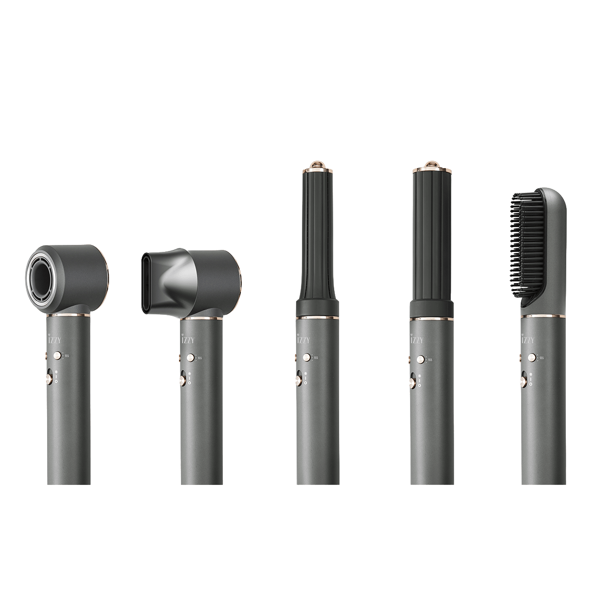 IZZY IZ-7220 AirPro BLDC Multi Styler 5 σε 1 Γκρι - 2