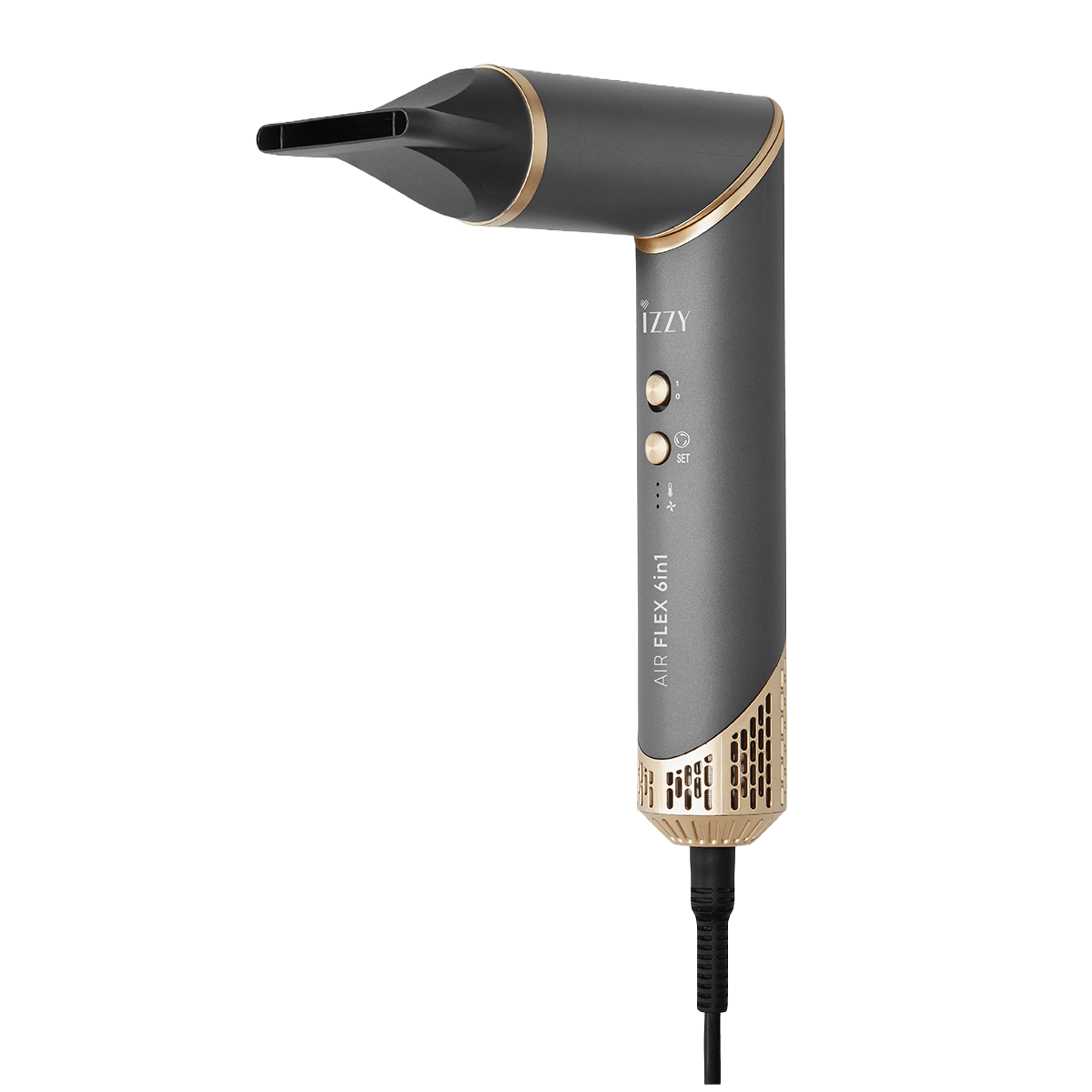 IZZY IZ-7212 AIRFLEX BLDC Multi Styler 6 σε 1 1500W Γκρι - 2
