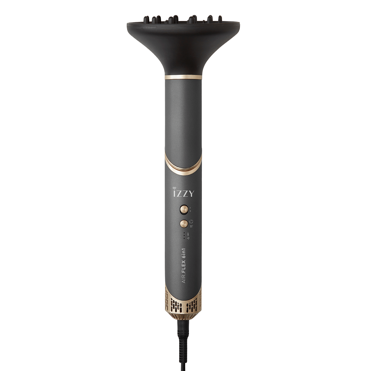 IZZY IZ-7212 AIRFLEX BLDC Multi Styler 6 σε 1 1500W Γκρι - 4