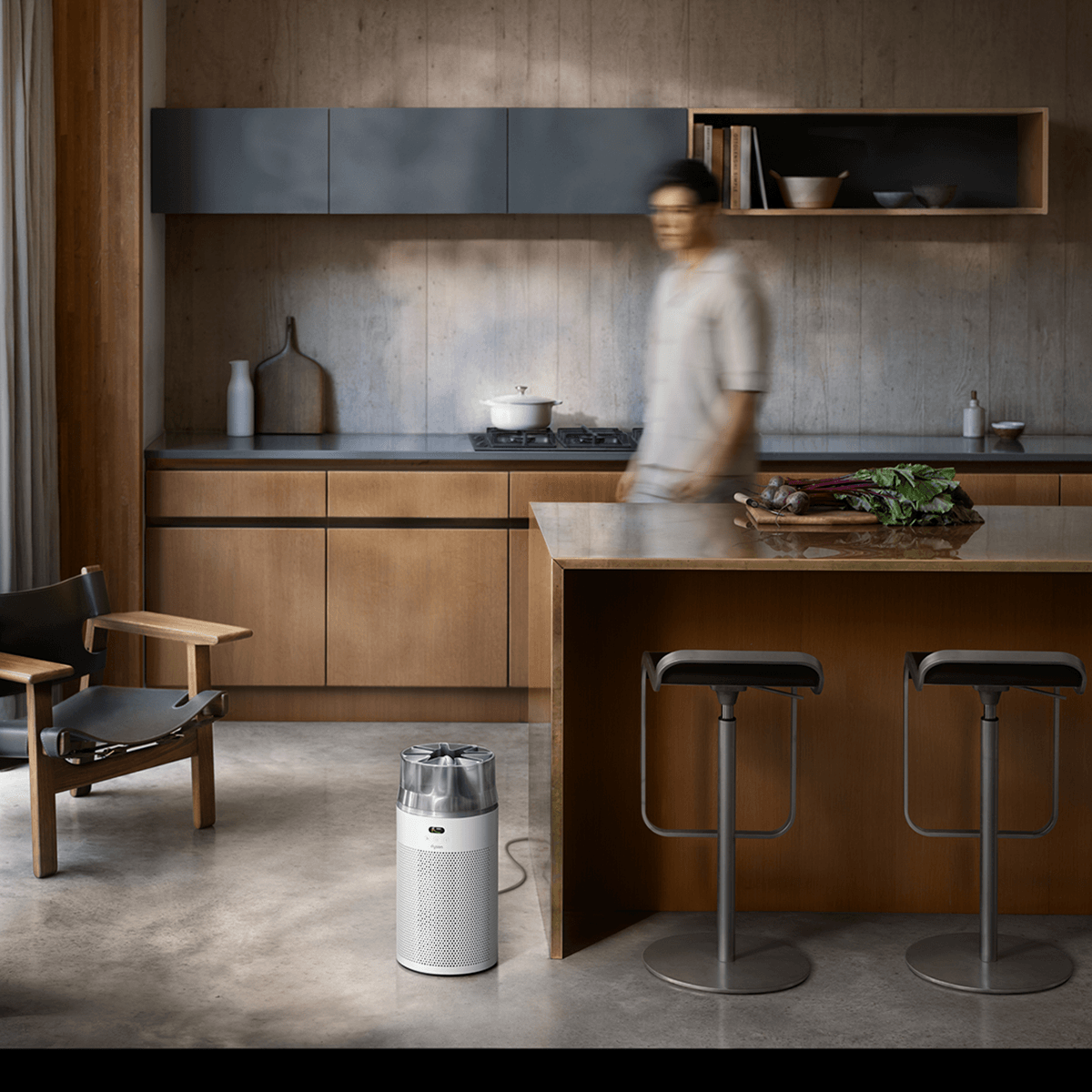 DYSON 491355-01 HJ10 Hushjet Καθαριστής Αέρα με Τηλεχειριστήριο 19W White/Silver - 2