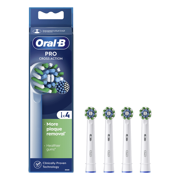 ORAL - B Cross Action Ανταλλακτικές Κεφαλές 4τμχ