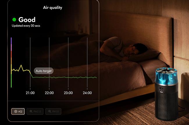 DYSON 491338-01 HJ10 Hushjet Καθαριστής Αέρα 19W Black/Teal