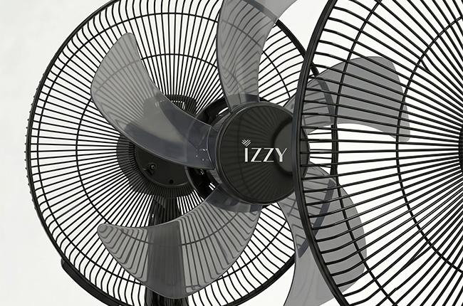 IZZY IZ-9048 Ανεμιστήρας Δαπέδου με Τηλεχειριστήριο 70W