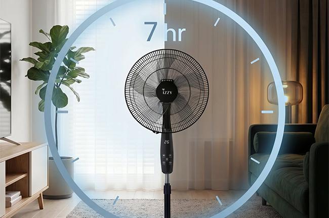 IZZY IZ-9048 Ανεμιστήρας Δαπέδου με Τηλεχειριστήριο 70W