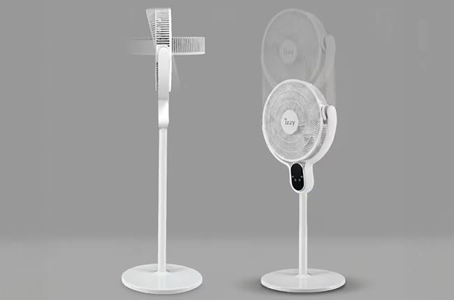 IZZY IZ-9086 Ανεμιστήρας Δαπέδου με Τηλεχειριστήριο 25W 