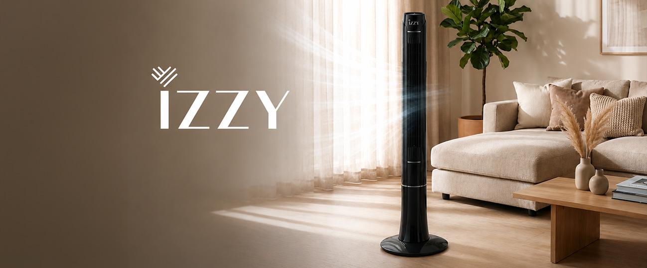 IZZY IZ-9035 Ανεμιστήρας Πύργος με Τηλεχειριστήριο 70W