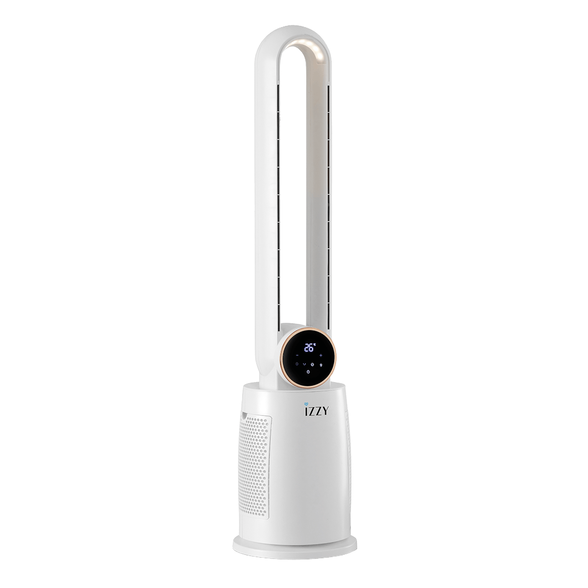 IZZY IZ-9046 Ανεμιστήρας Πύργος Bladeless με Τηλεχειριστήριο 60W Λευκό - 2