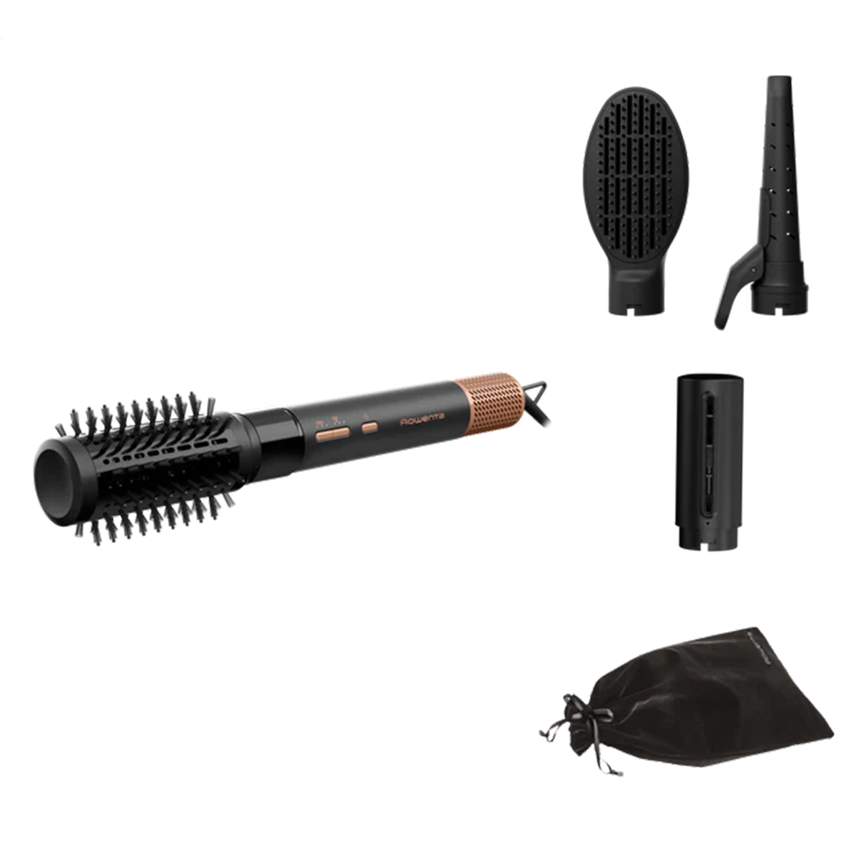 ROWENTA UB9820E0 Air Shape Ηλεκτρική Βούρτσα Μαλλιών Θερμού Αέρα Black