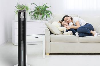 ROHNSON R-8803 Ανεμιστήρας Πύργος με Τηλεχειριστήριο 4 in 1 60W