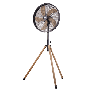 PRIMO PRSF-80580 Ανεμιστήρας Δαπέδου Μεταλλικός Με Wooden Finish Τρίποδο 70W