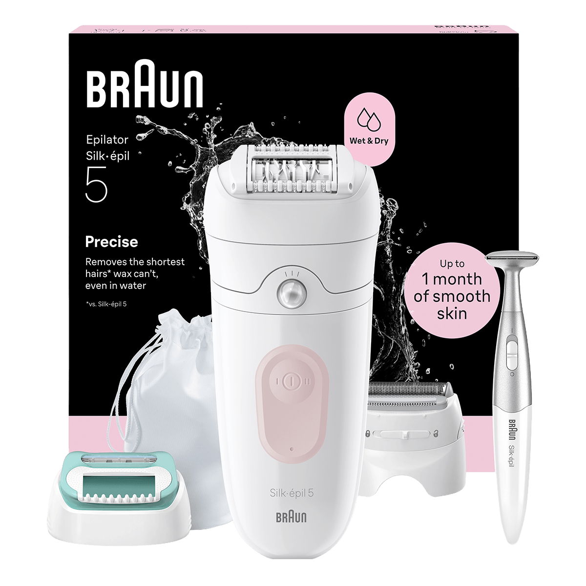 BRAUN SE5-251/N Silk-epil 5 Αποτριχωτική Μηχανή Wet and Dry Λευκό