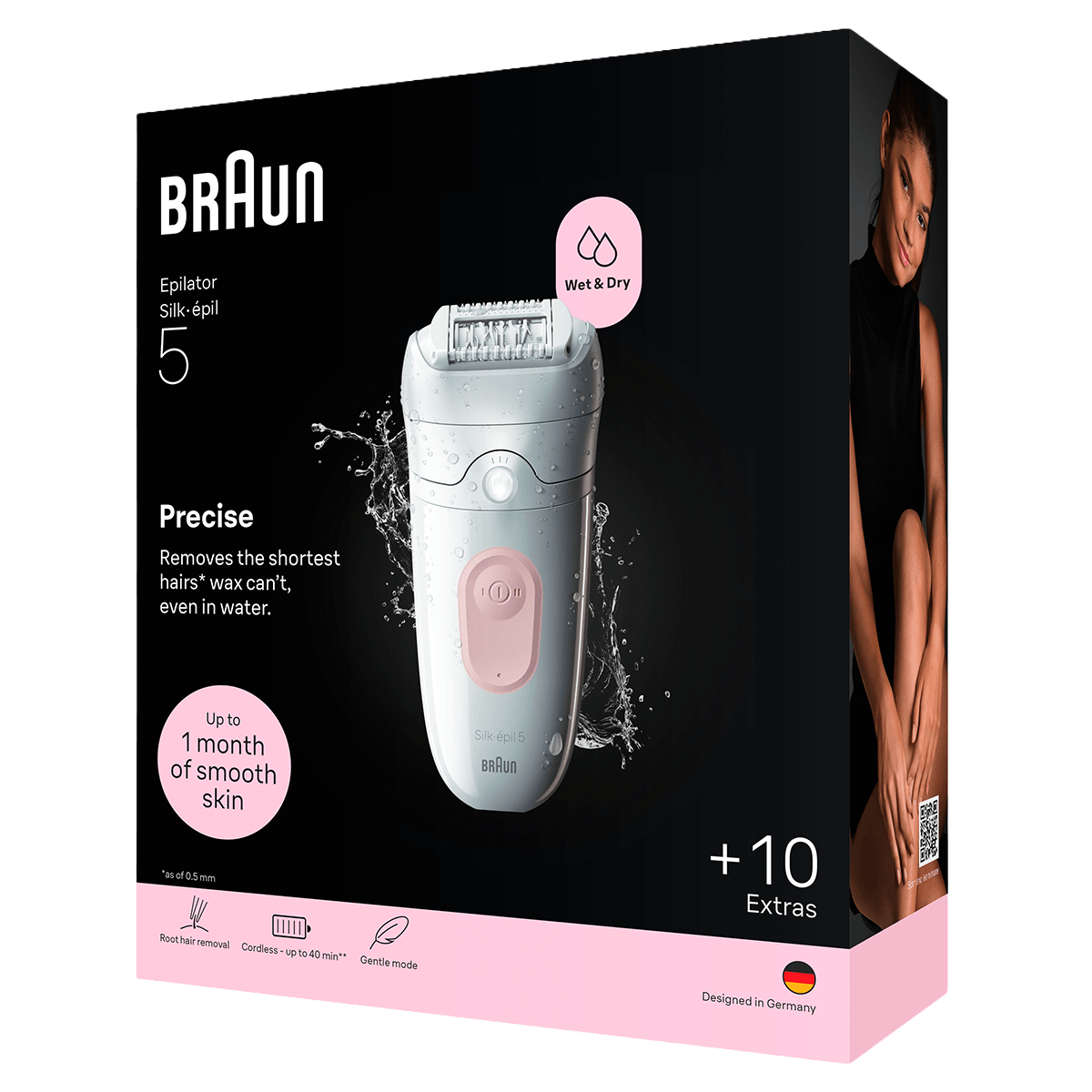 BRAUN SE5-251/N Silk-epil 5 Αποτριχωτική Μηχανή Wet and Dry Λευκό - 3