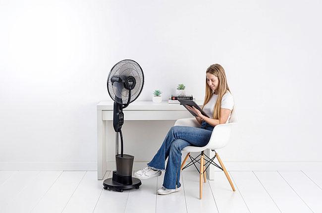 TAURUS Brune 2800 Ανεμιστήρας Δαπέδου 75W Μαύρο
