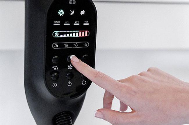 TAURUS Brune 2800 Ανεμιστήρας Δαπέδου 75W Μαύρο