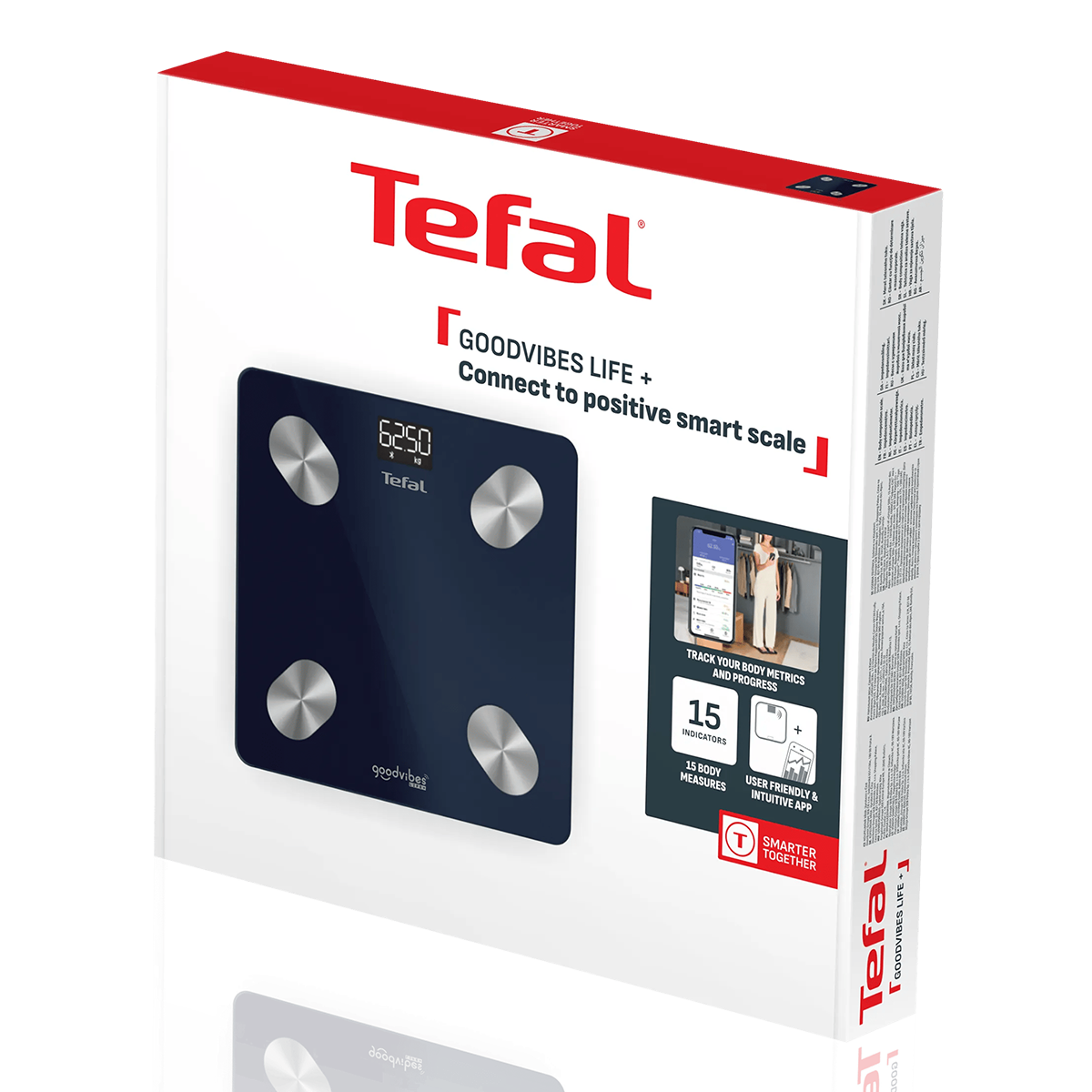 TEFAL BM9720FO Goodvibes Life+ Ζυγαριά Μπάνιου Μπλε - 4