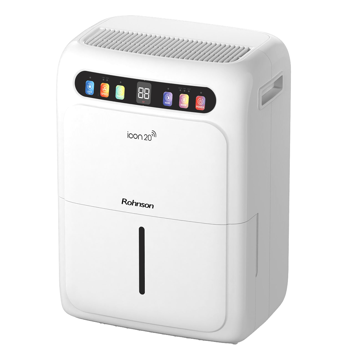 ROHNSON R-91520 Αφυγραντήρας 20lt με Wi-Fi Λευκό - 2