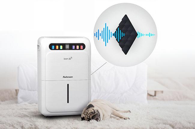 ROHNSON R-91520 Αφυγραντήρας 20lt με Wi-Fi Λευκό