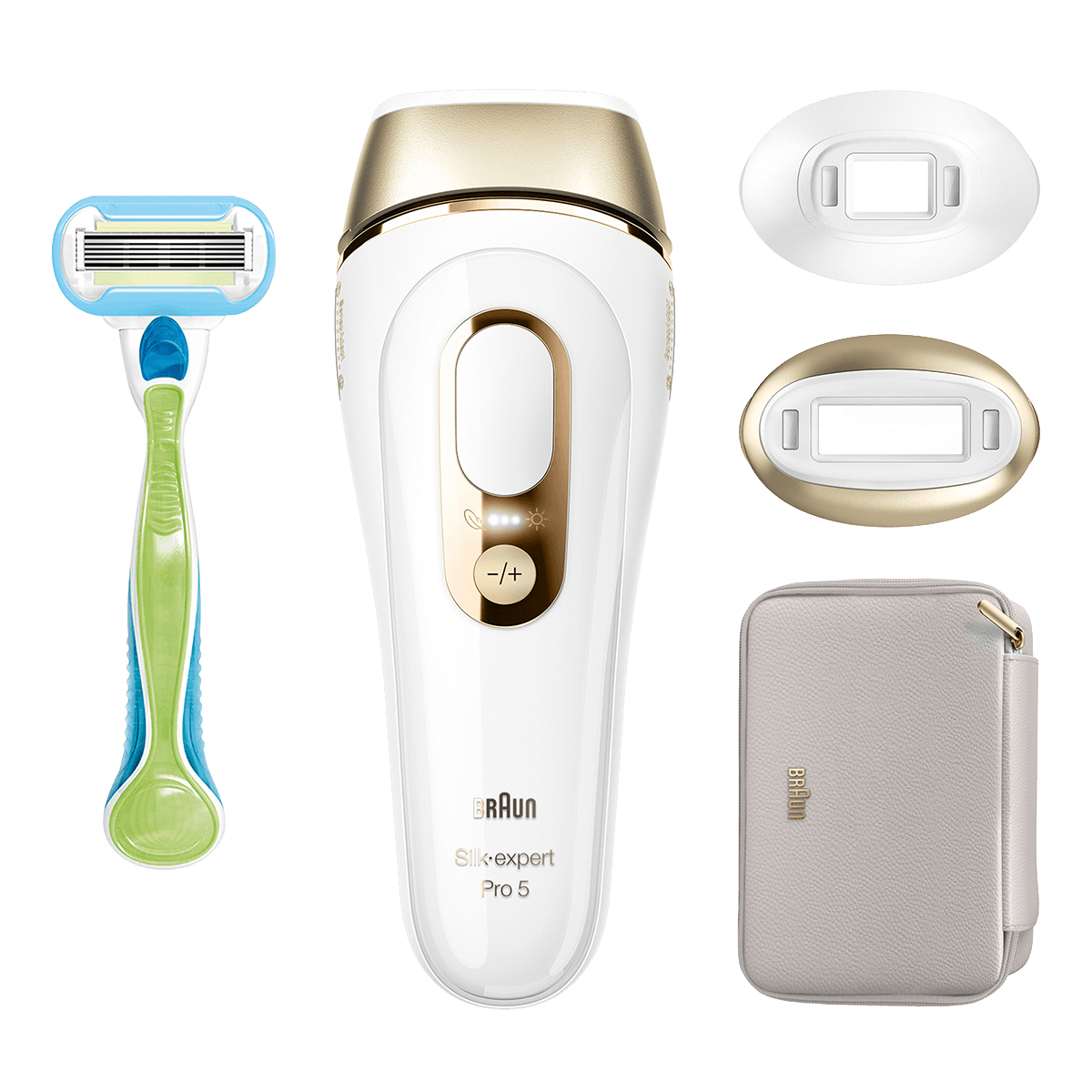 BRAUN PL5152 Silk-Expert Pro 5 Αποτριχωτική Μηχανή Λευκό/ Χρυσό - 2