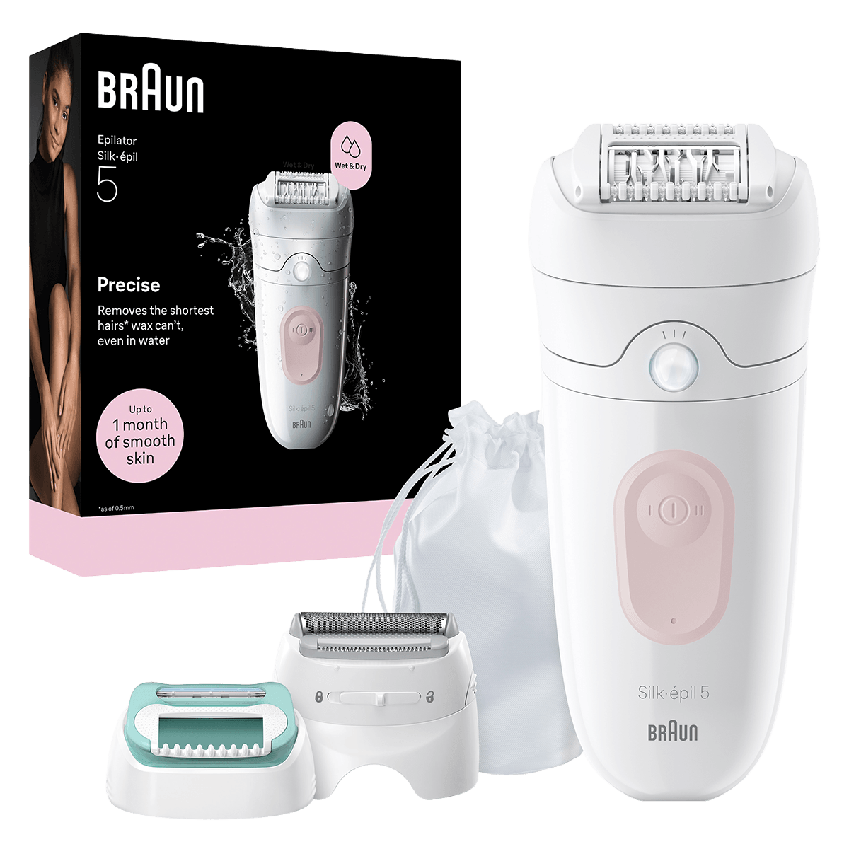 BRAUN SE5-050 Silk-epil 5 Αποτριχωτική Μηχανή Λευκό - 2