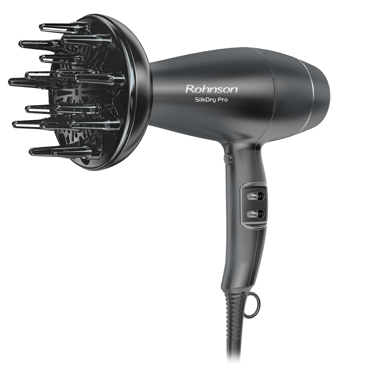 ROHNSON R-690 SilkDry Pro Σεσουάρ Μαλλιών 2200W Black - 3