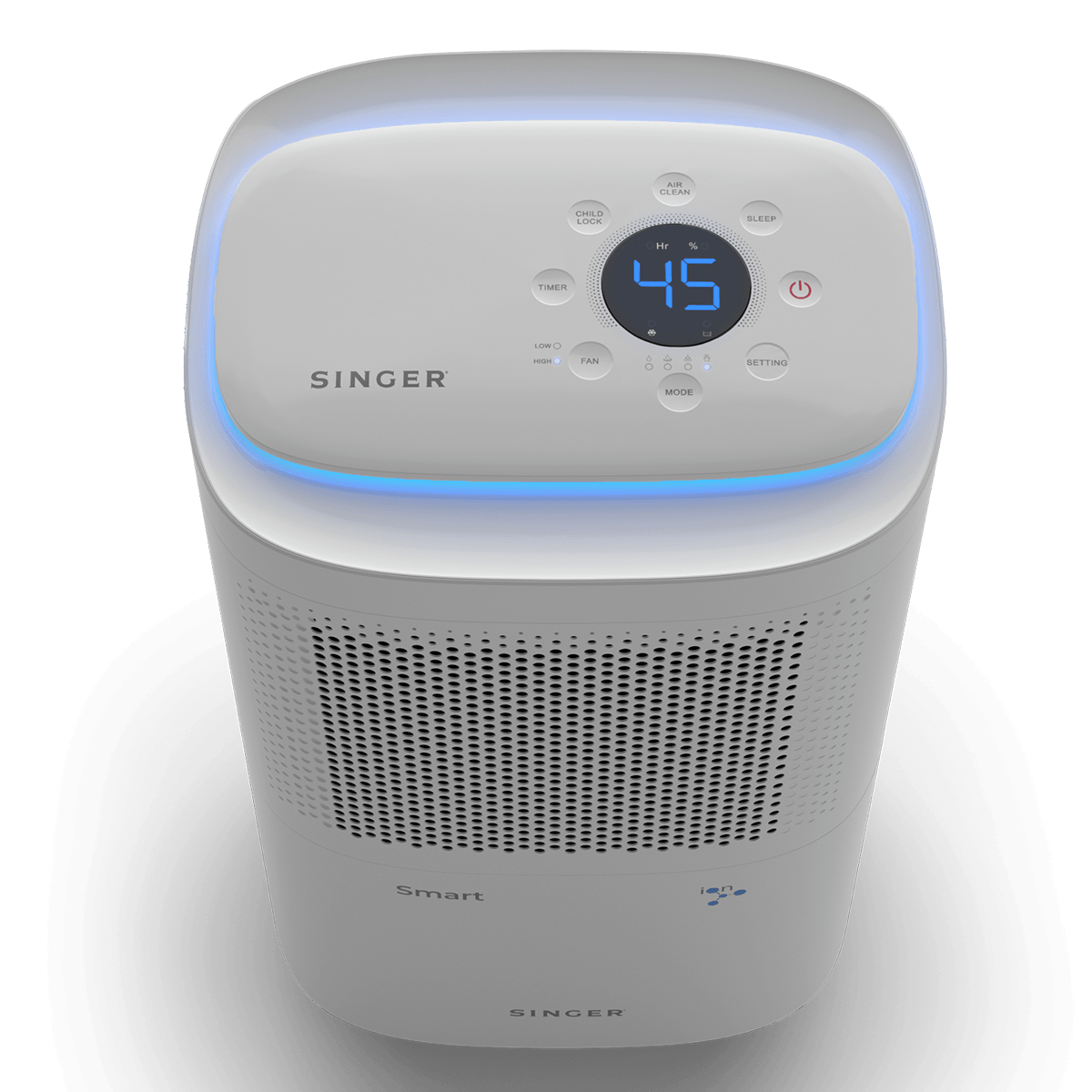 SINGER SDHMW-12L Smart Αφυγραντήρας & Ιονιστής Αέρα 12Lt Λευκό - 2