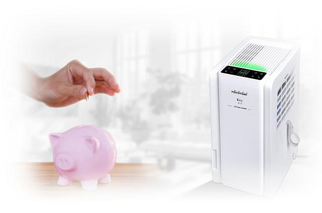TOYOTOMI TDE-18AIKIRW Kira AI Αφυγραντήρας & Ιονιστής 18Lt White