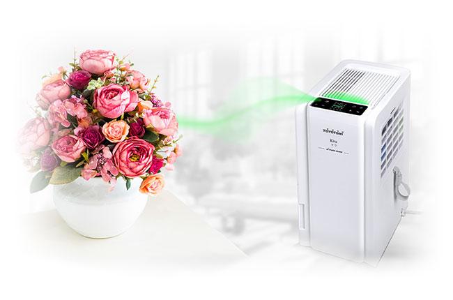TOYOTOMI TDE-18AIKIRW Kira AI Αφυγραντήρας & Ιονιστής 18Lt White