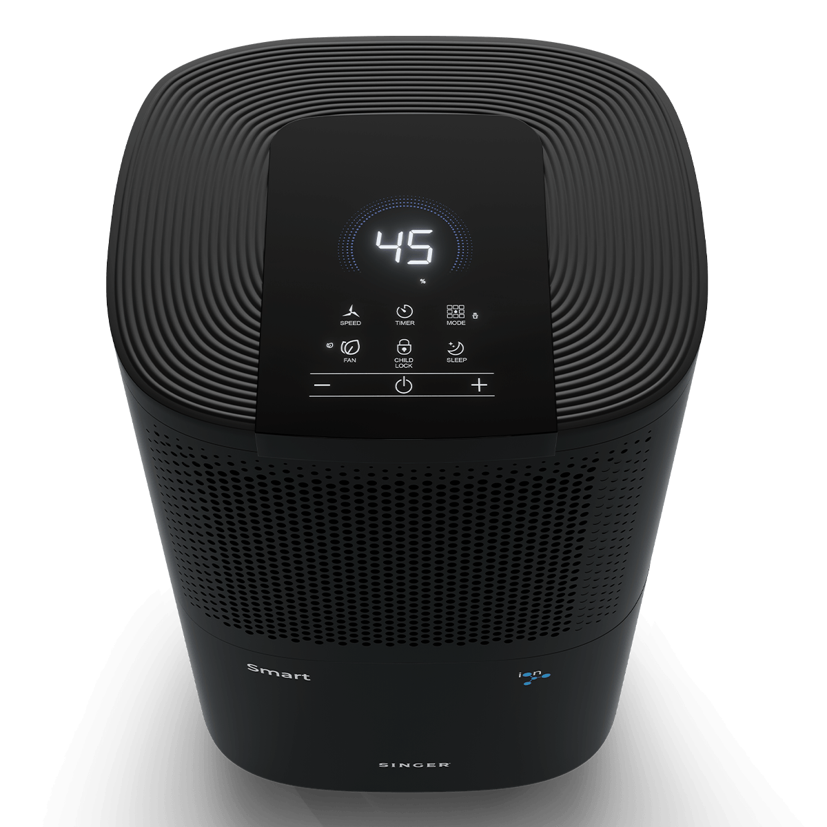 SINGER SDHMBK-12L Smart Αφυγραντήρας & Ιονιστής Αέρα 12Lt Μαύρο