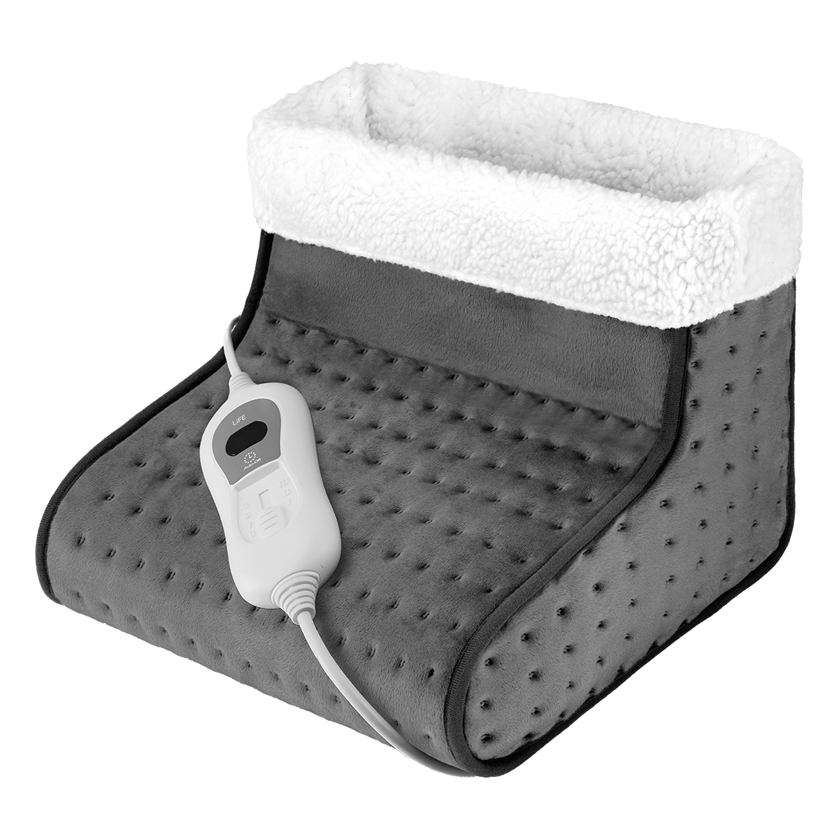 LIFE Ηλεκτρική Θερμοφόρα Ποδιών Happy Feet Wellness Series Gray