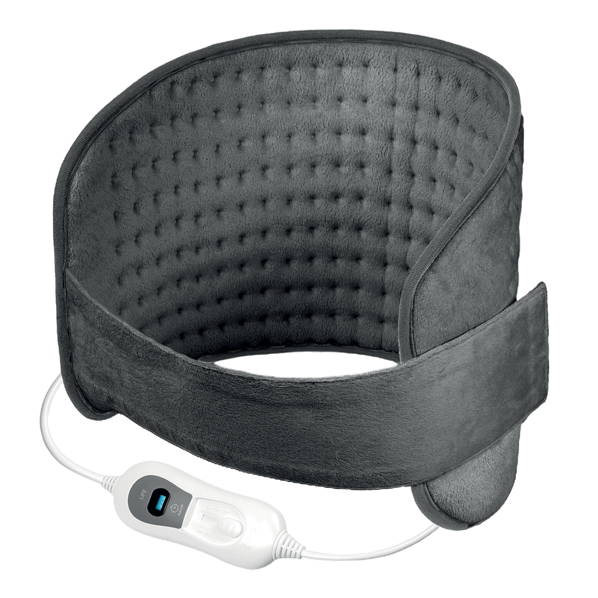 LIFE Ηλεκτρική Θερμοφόρα Μέσης Lower Back Relief Wellness Series Gray