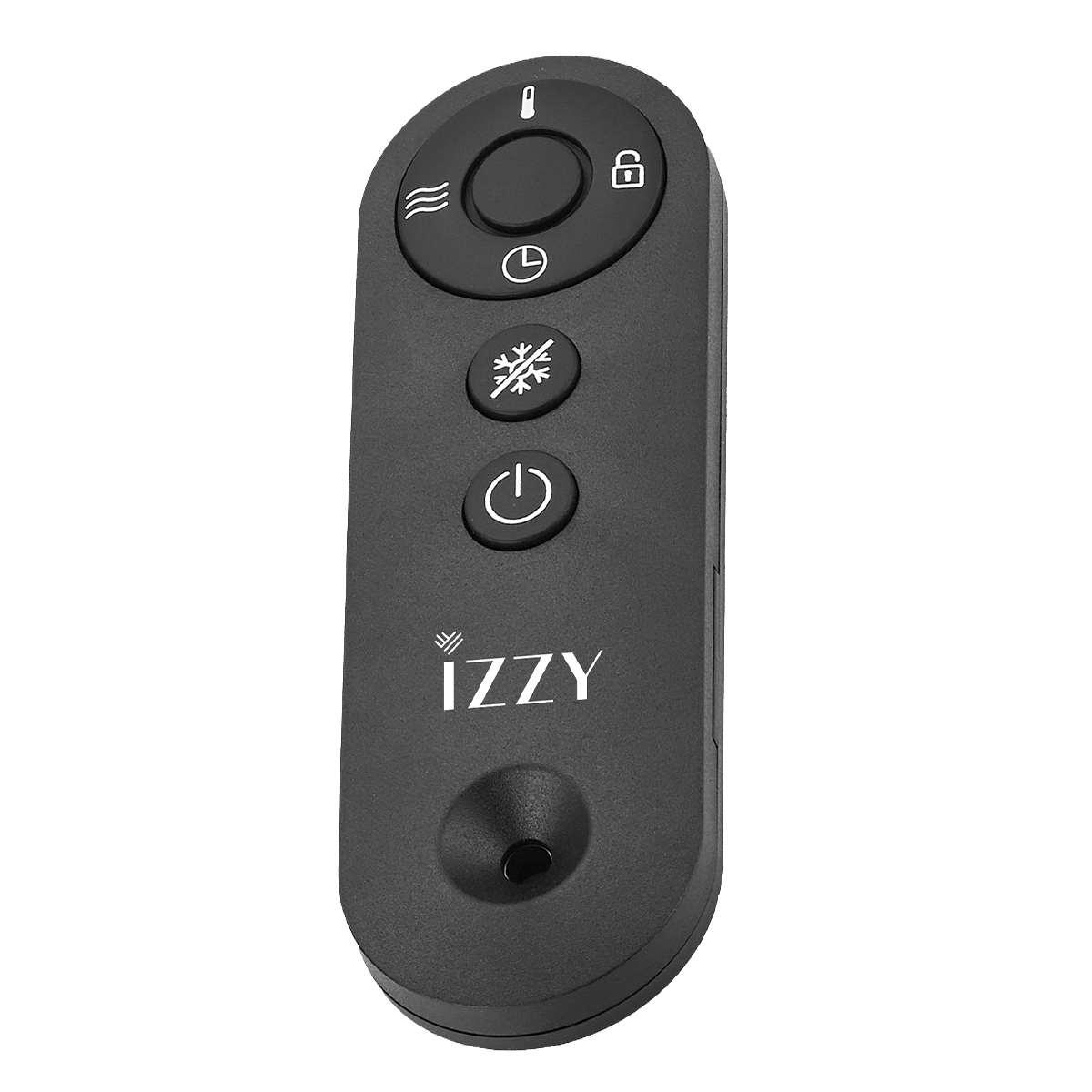 IZZY IZ-9089 Γυάλινος Θερμοπομπός Δαπέδου και Επιτοίχιος 2200W Black - 3
